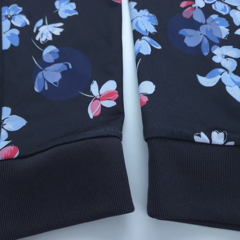 Adidas Girls Floral Printed Tricot Joggers size M (10/12) - Picture 14 of 16